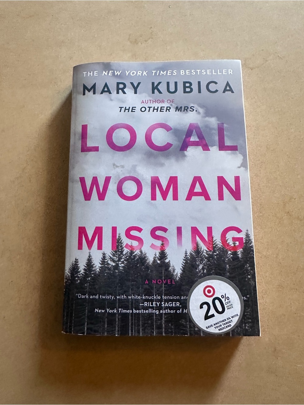 Local Woman Missing by Mary Kubica - Pink & Gray Cover